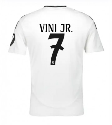 Real Madrid Vinicius Junior #7 Primera Equipación 2024-25 Manga Corta